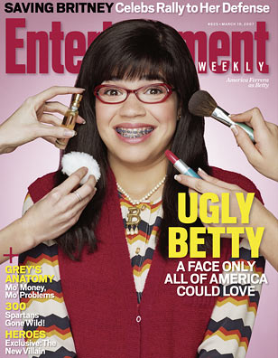 Ugly Betty on magazine cover