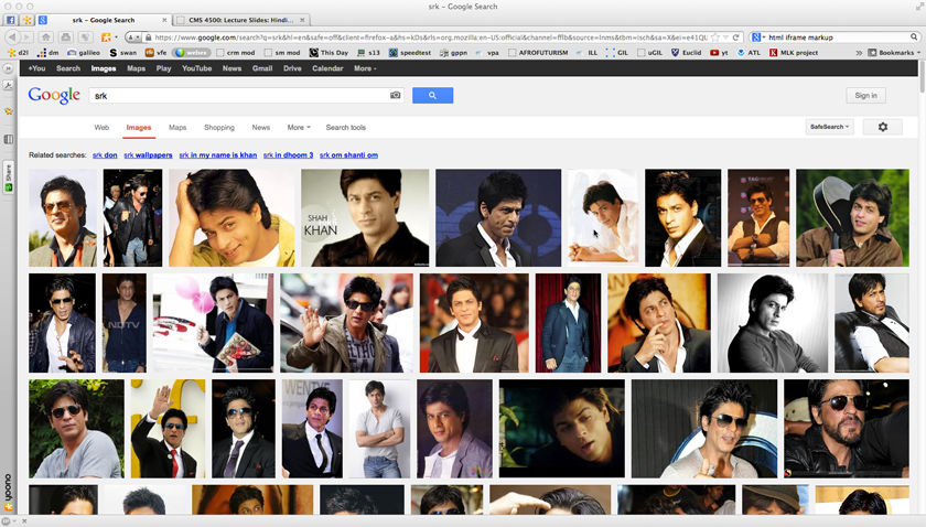SRK search of google images